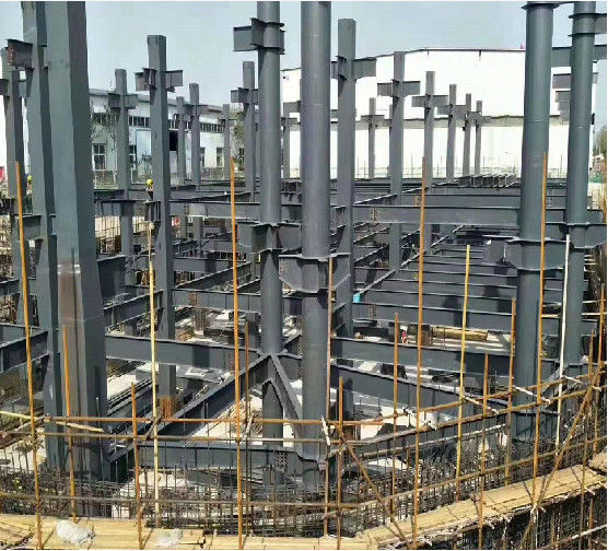 การทํางานสูง OEM โครงสร้างเหล็ก ศูนย์การค้า กันสนิม