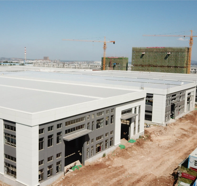 Q235 โครงสร้างเหล็ก อาคารโรงงานโรงงานโรงรถ โครงสร้างโลหะ สำเร็จรูป กันหิมะ