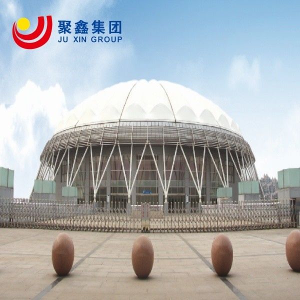 ความปลอดภัยสูง ทนทานกันสนิม ทนทานต่อการกัดกรอง ราคาการก่อสร้างของ Prefab Gym โครงสร้างเหล็ก Prefabricated