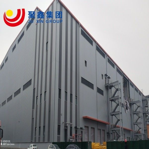 กรอบ อาคารเหล็ก Prefab คลังสินค้า โรงงานโรงงาน โรงงาน บ้านโรงงาน โลหะ