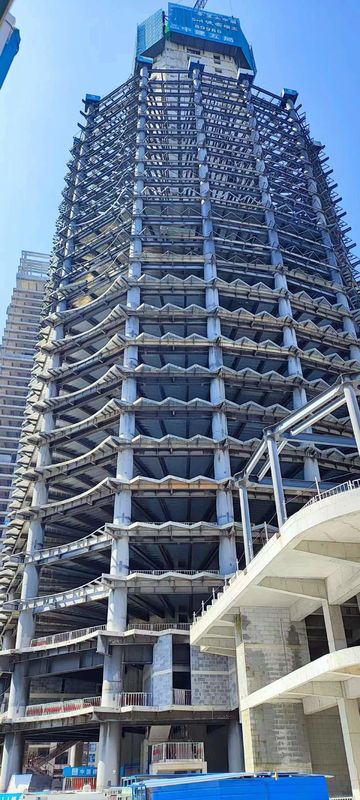 ช่วงยาวขนาดใหญ่ ทนทาน สร้างอย่างรวดเร็ว Prefab สร้างก่อน โครงสร้างเหล็กหนัก สร้างสูงด้วย ISO9001