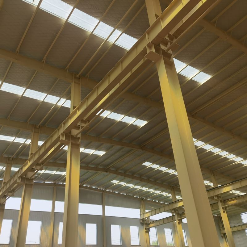 โครงสร้างการออกแบบโลหะ โกดัง สแตนเลส สร้าง Prefab โครงสร้างโครงสร้าง Prefab โรงงานอุตสาหกรรม ราคาถูก