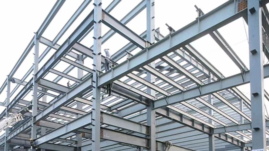 ขนาดใหญ่และรวดเร็ว การประกอบบ้าน Prefabricated การก่อสร้าง โครงสร้างเหล็ก อาคาร Prefab Workshop