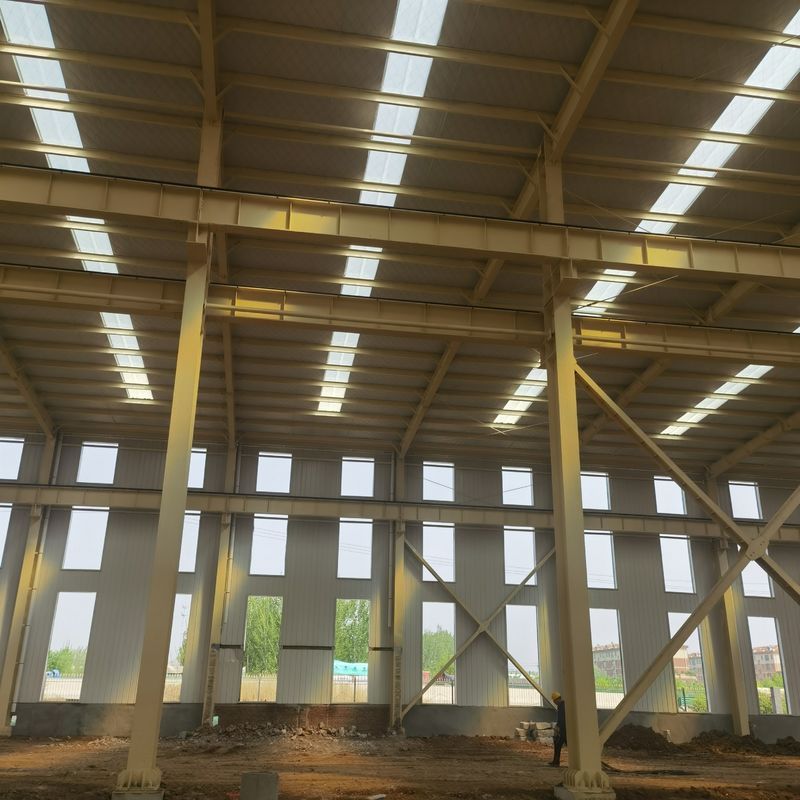 จีนโรงงานโรงงาน โครงสร้างเหล็กที่กําหนดเอง กระบวน Prefabricated ราคา
