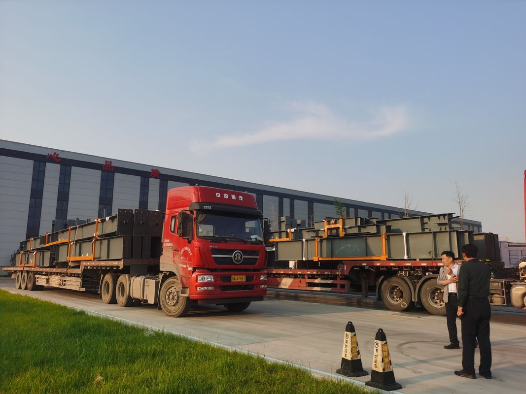 OEM ยาโลจิสติกส์ อาคารโลหะช่างลวดลาย H ช่องโปตัลเฟรม อาคารโครงสร้างเหล็ก